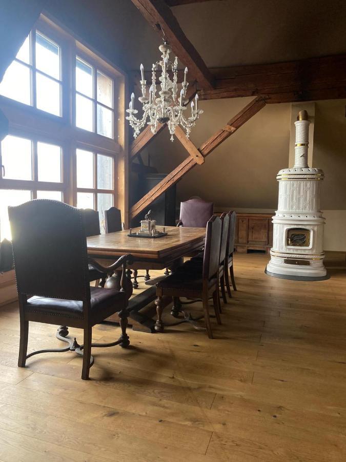 Altbauwohnung Mit Fachwerk Anif Extérieur photo
