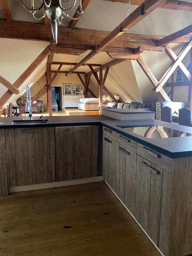 Altbauwohnung Mit Fachwerk Anif Extérieur photo