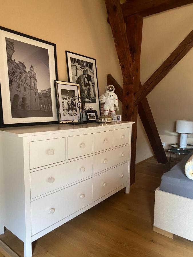 Altbauwohnung Mit Fachwerk Anif Extérieur photo